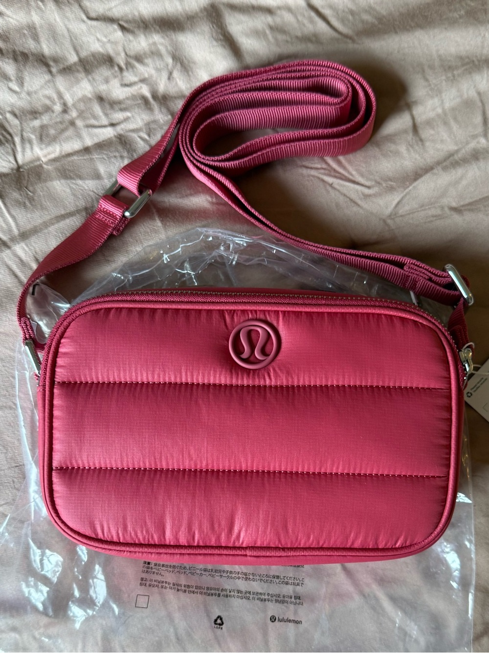 Lululemon Wunder Puff Crossbody Camera Bag Vintage Rose VNTR NWT OS